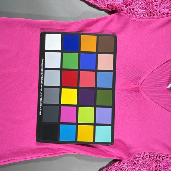 Joseph A. Pink Top with‎ Long Crochet Sleeves Size Small - Picture 15 of 16